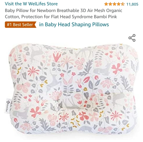 Baby head shaping pillow - Picture 3 of 4